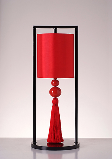 table lamp chester red
