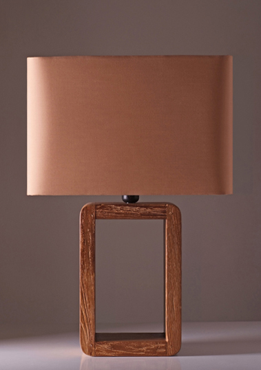 table lamp frame teak long