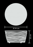 outdoor lamp table resin 12v s technical drawing