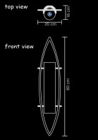 wall lamp boat bis technical drawing