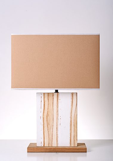 rose wood long table lamp by piment rouge lighting bali