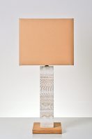 tribal table lamp by piment rouge lighting bali