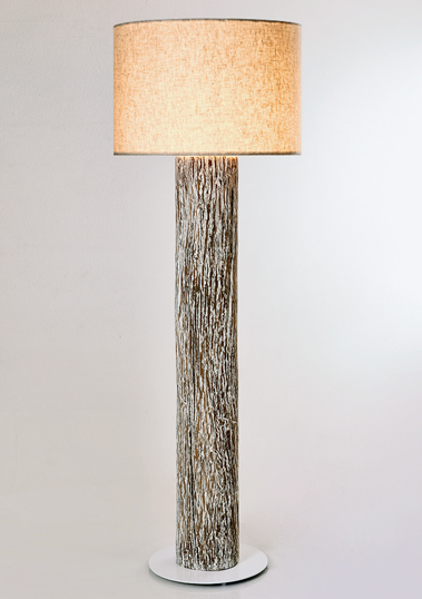 Wood Trunk Floor Lamp by Piment Rouge Lighting Bali