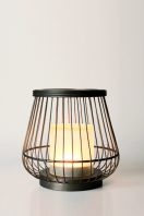 Brass Basket Lamp by Piment Rouge Lighting Bali
