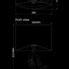 table lamp wing technical drawing
