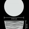 outdoor lamp table resin 12v s technical drawing