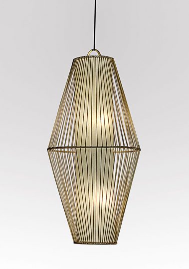 piment-rouge-custom-lighting-manufacturer---long-gold-UFO-pendant-lamp