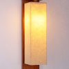 wall lamp prado long resin sand merbau wood