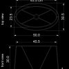 lampshade curved drun sega technical drawing