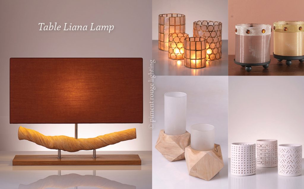 table liana lamp by piment rouge lighting and candleholders for deepavali festival of light
