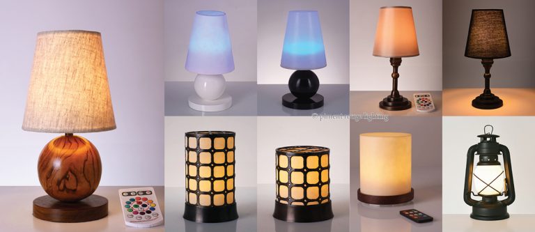 Tiny Table Lamps for a Divine Dinner