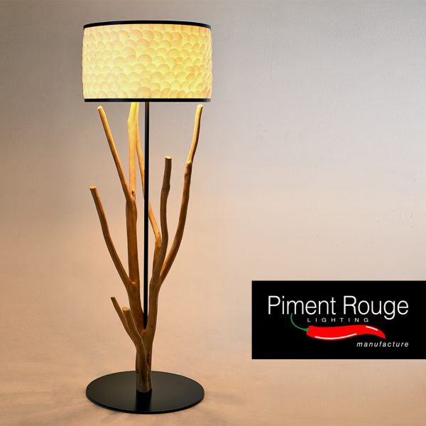 tree branch floor lamp by piment rouge lighting bali