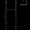 Newton Floor Lamp by Piment Rouge Lighting Bali - Technical Drawing