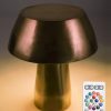 Piment Rouge Lighting Bali - Mushroom Lamp pictured with Remote Controller