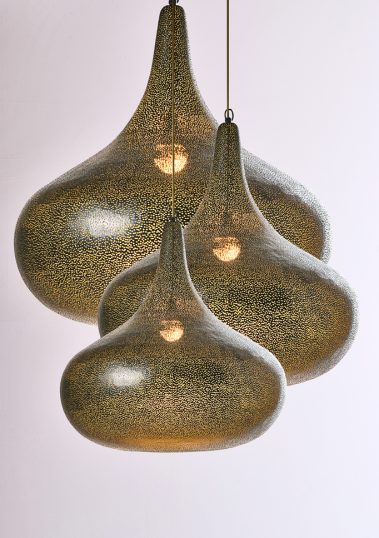 Piment Rouge Lighting Bali - Perforated Pendants