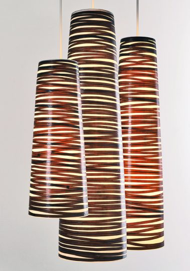 Piment Rouge Lighting Bali - Spiral Pendants