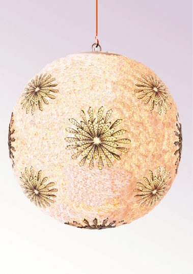 Piment Rouge Lighting Bali - Shell Flower Ball Pendant