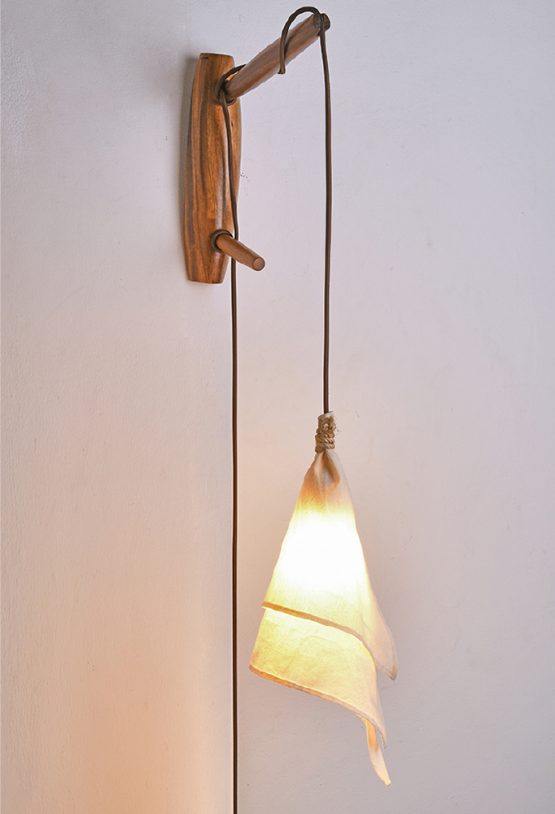 Piment Rouge Lighting Bali - Rustic Suspended Wall Lamp