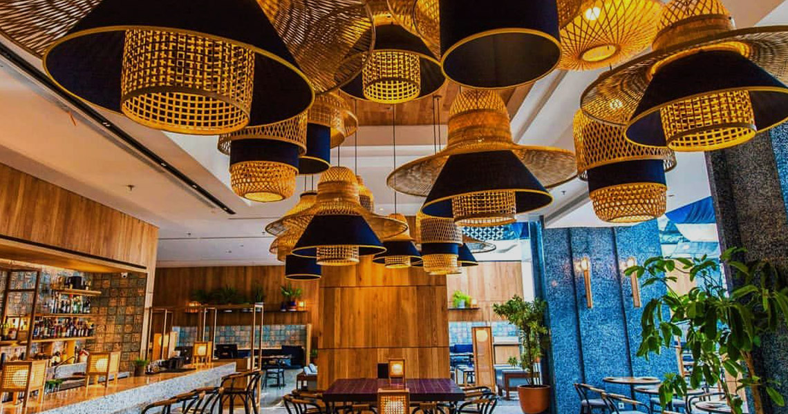 hospitality lighting projects by piment rouge lighting bali at sofitel bali ls