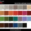 piment rouge lighting bali - polycotton lampshade colour swatches