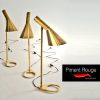 Retro brass desk lamps - Nelson Desk Lamp in Natural Brass by Piment Rouge Lighting Bali