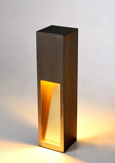 Brass Frame Lamp by Piment Rouge Lighting Bali