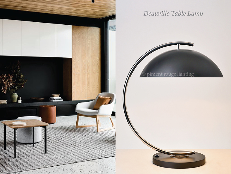 Deauville Table Lamp by Piment Rouge Lighting Bali - Styling