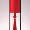 Piment Rouge Lighting Bali - Red Chester Table Lamp 2