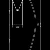 Piment Rouge Lighting Bali - Taite Standing Lamp Technical Drawing