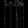 Piment Rouge Lighting Bali - Tiana Standing Lamp Type A Technical Drawing