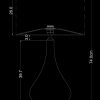 piment rouge lighting manufacturer - belda table lamp technical drawing