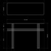 piment-rouge-custom-lighting-manufacturer-furniture-console-wired-technical-drawing