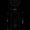 piment-rouge-lighting-manufacturerr-dome-m-technical-drawing