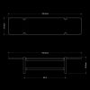 piment-rouge-lighting-manufacturerr-low-flat-bench-technical-drawing